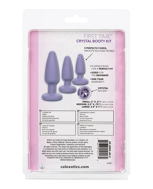 First Time® Crystal Booty Kit - Purple
