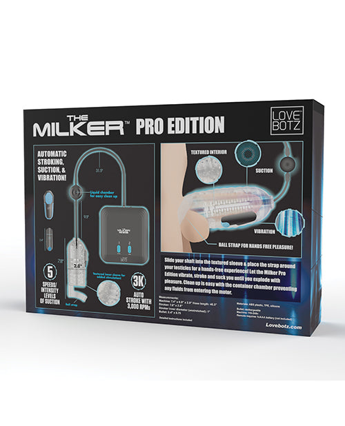 The Milker Pro Edition in packaging