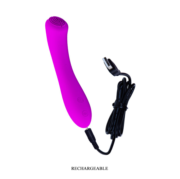 Pretty Love Len Rechargeable Wand - 30 Function Purple