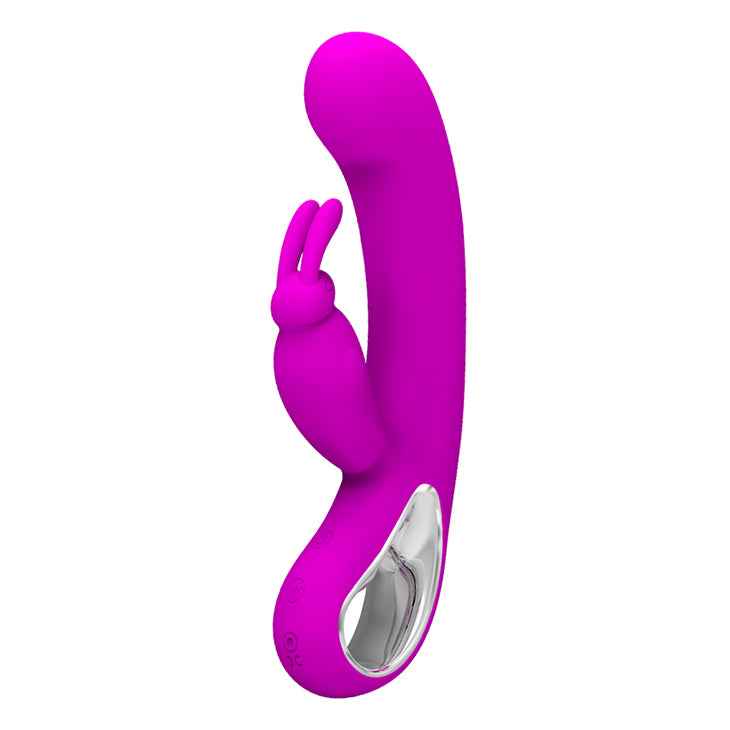 Pretty Love Webb Bunny Ears Rabbit W/handle - 12 Function Fuchsia