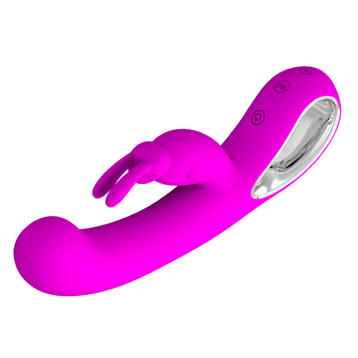 Pretty Love Webb Bunny Ears Rabbit W/handle - 12 Function Fuchsia