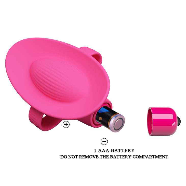 Pretty Love Nelly Finger Battery Vibe - Pink