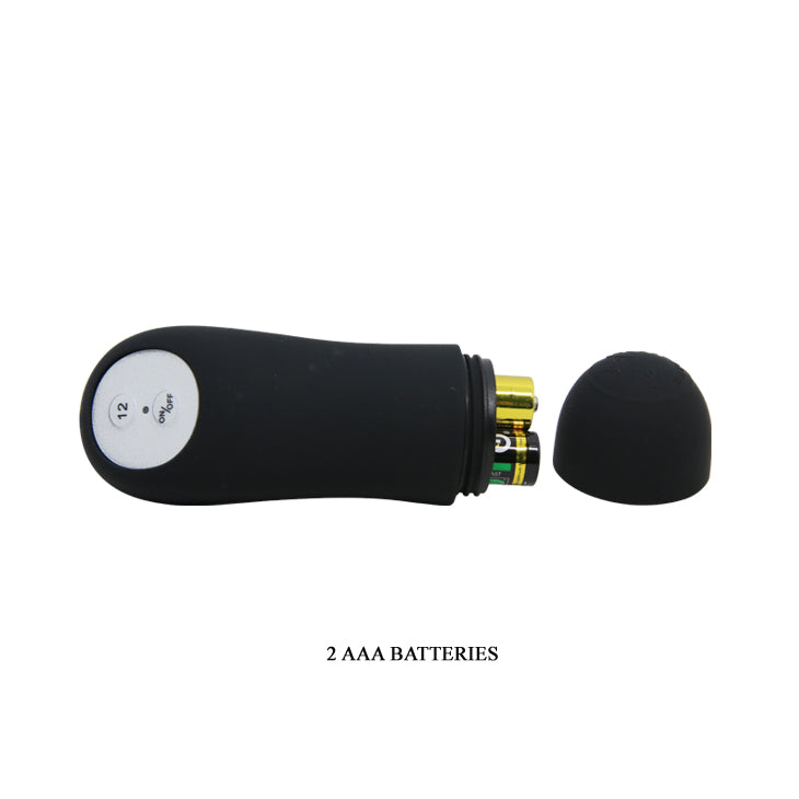 Pretty Love Vibrating Penis Shaped Butt Plug - Black