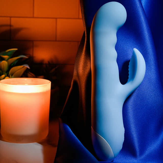 Evolved Thump N Thrust Rechargeable Dual Stim - Blue