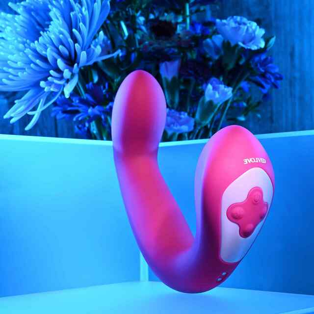 Evolved Buck Wild Come Hither Dual End Massager - Pink