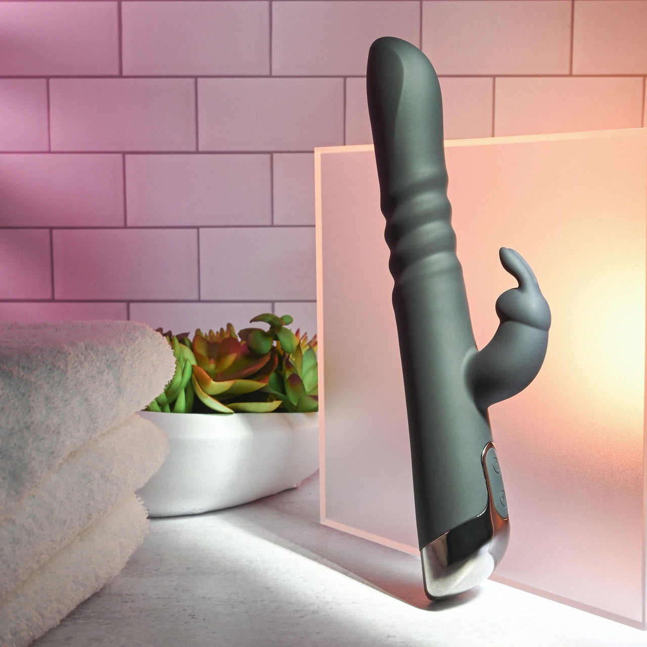 Evolved Rapid Rabbit Thrusting Dual Vibe - Black
