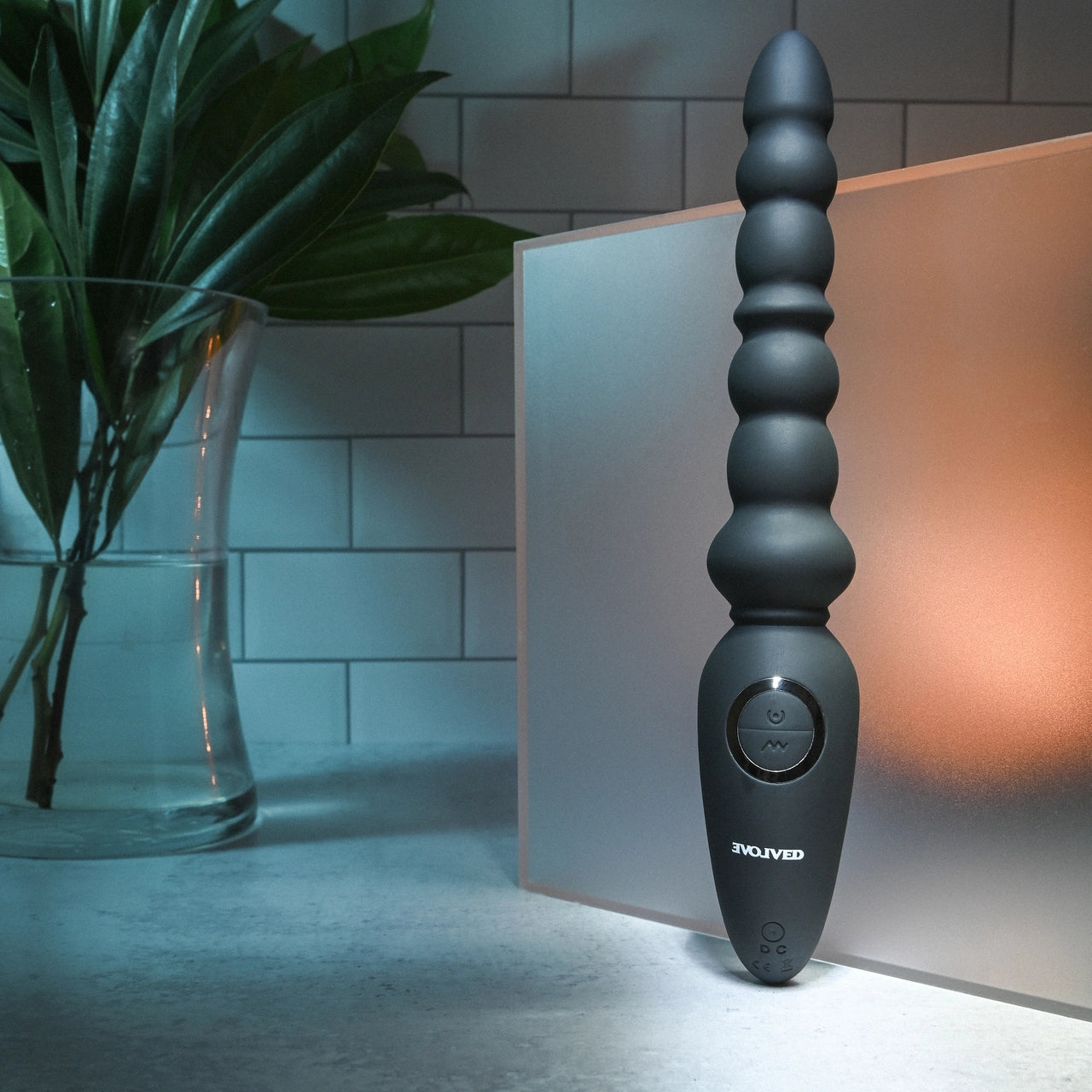 Evolved Magic Stick Beaded Vibrator - Black