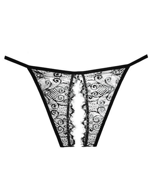 Adore Lace Enchanted Belle Panty Black O/s