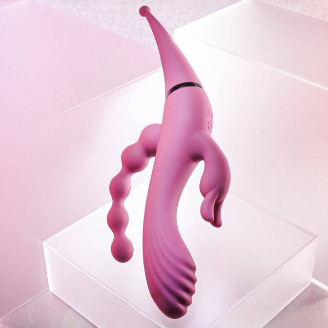 Gender X Four By Four Vibrator - Burgundy