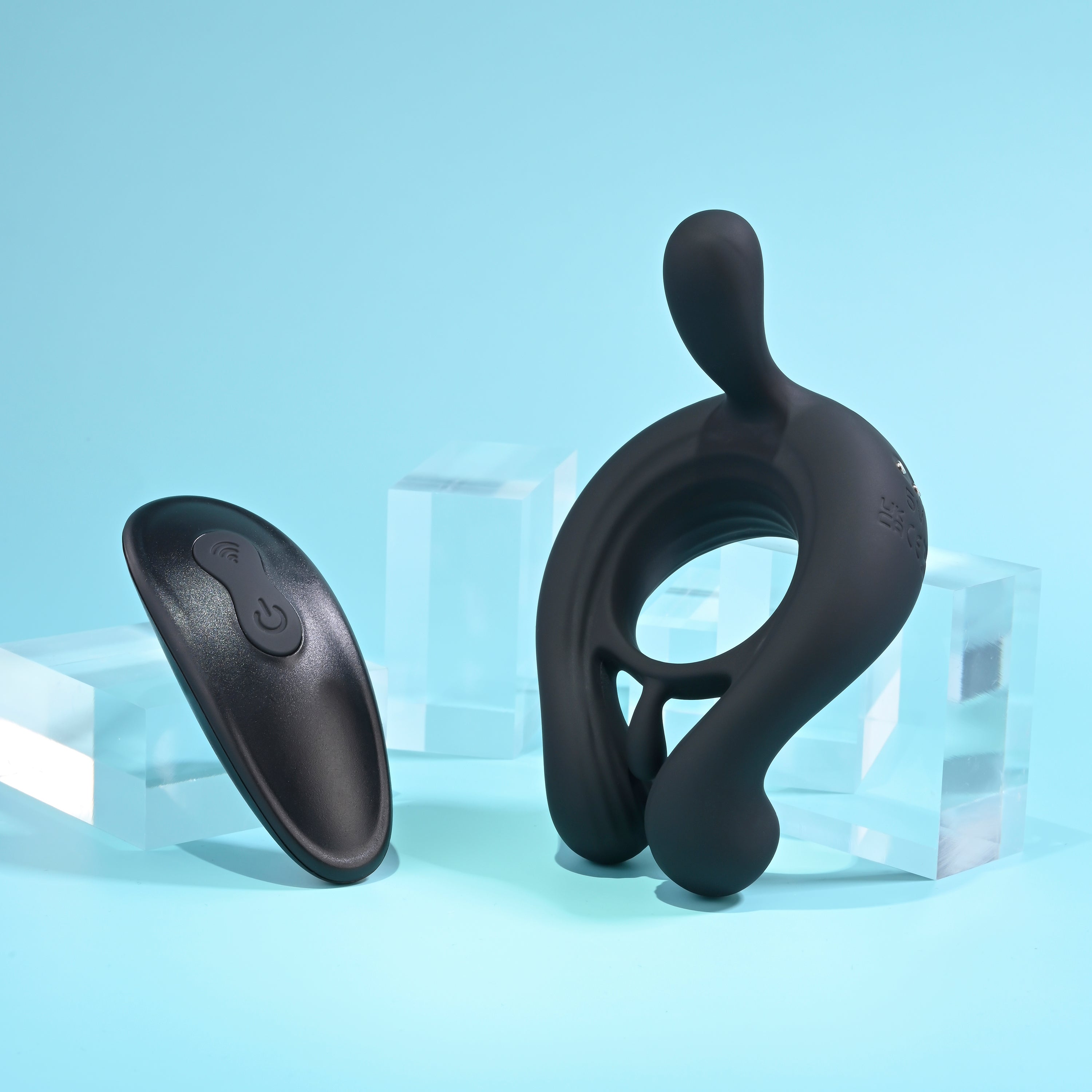 Playboy Pleasure Triple Play Cock Ring  - Black