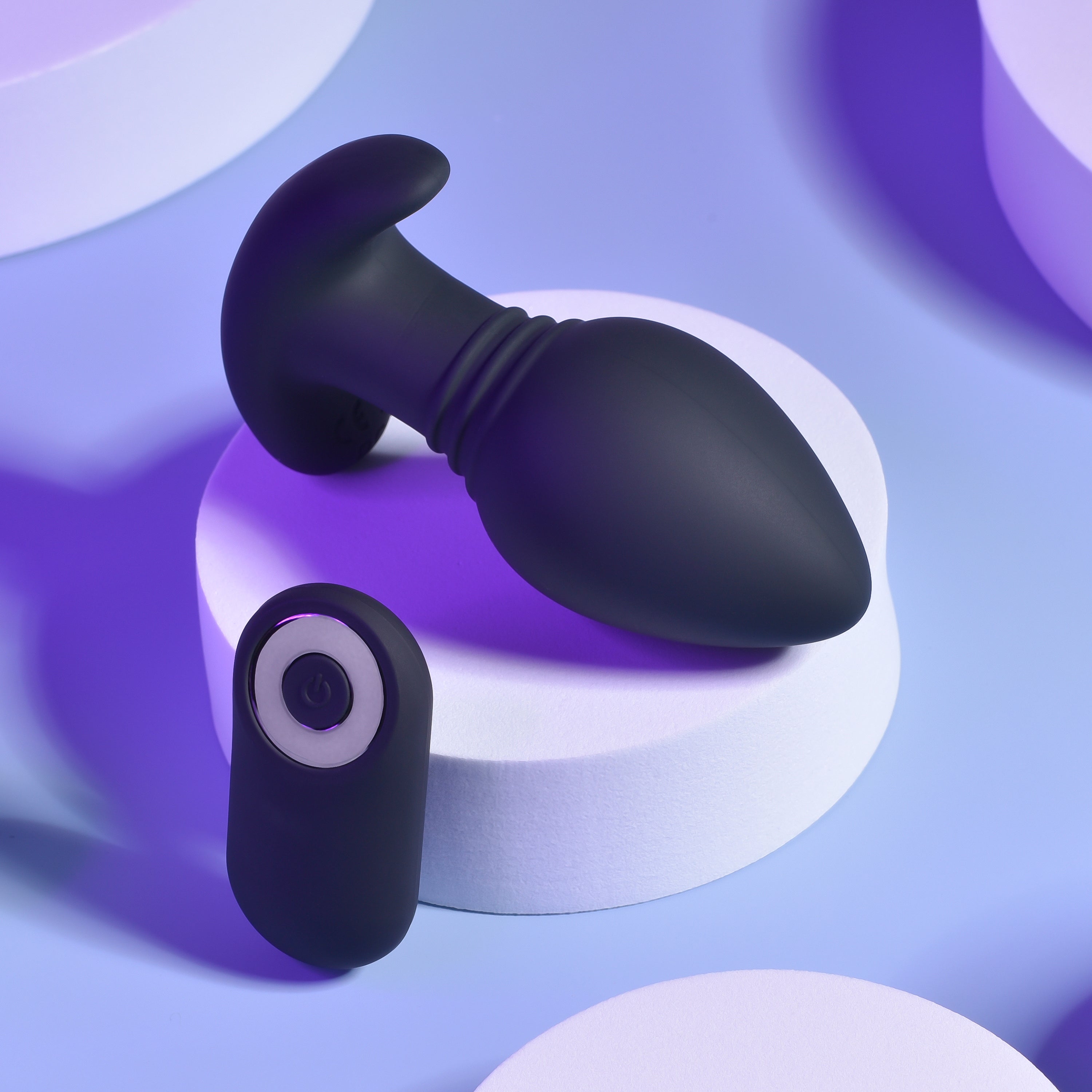 Playboy Pleasure Plug & Play Butt Plug - Navy