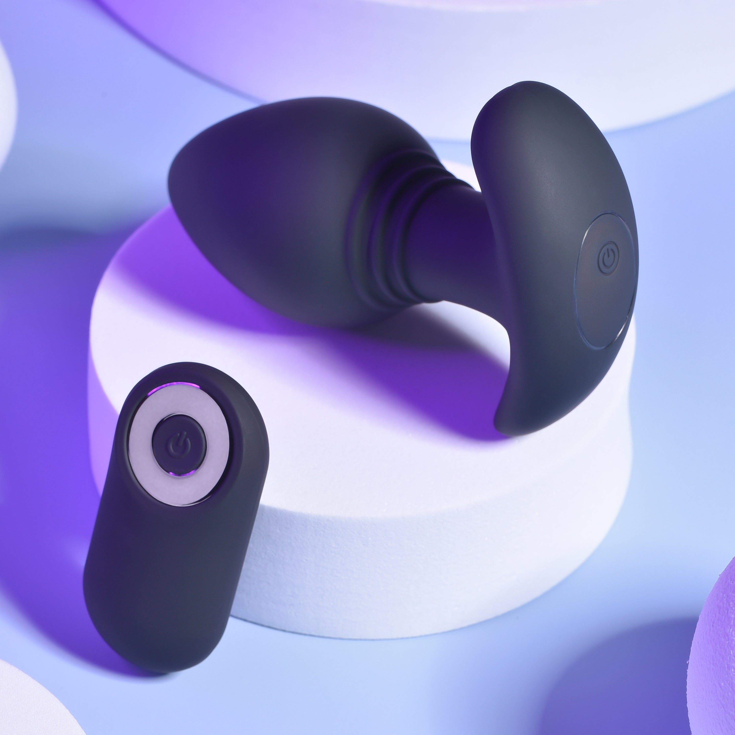 Playboy Pleasure Plug & Play Butt Plug - Navy