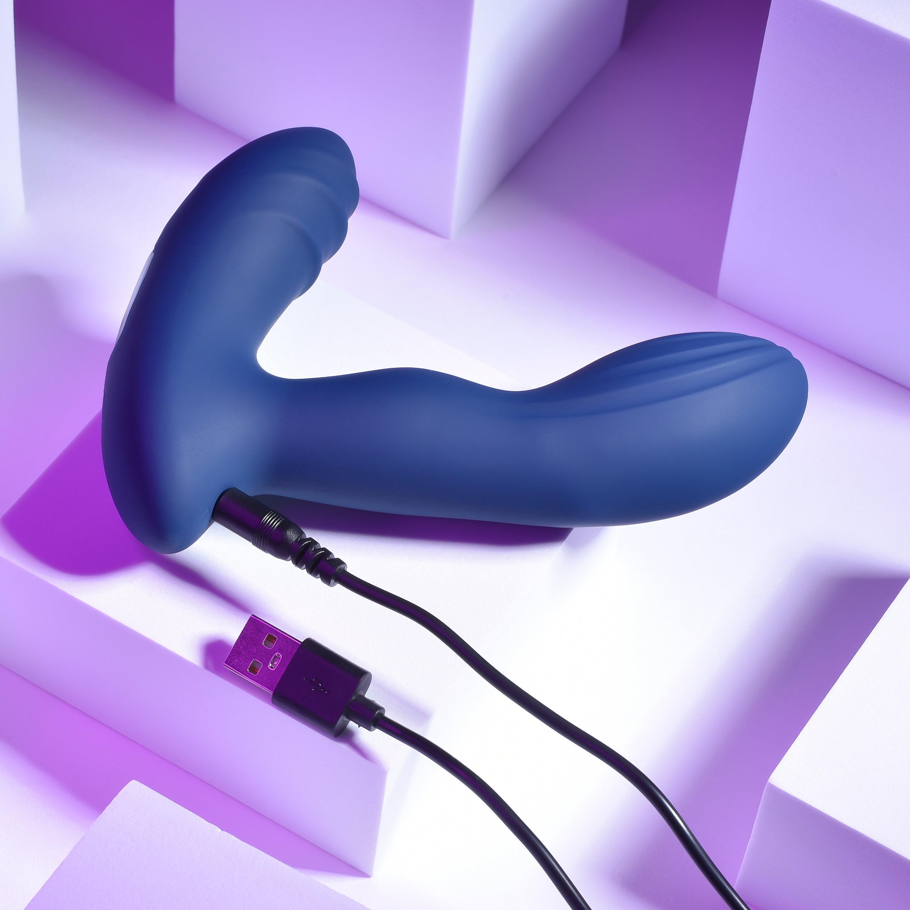 Playboy Pleasure Pleasure Pleaser Prostate Massager - Deep Ocean