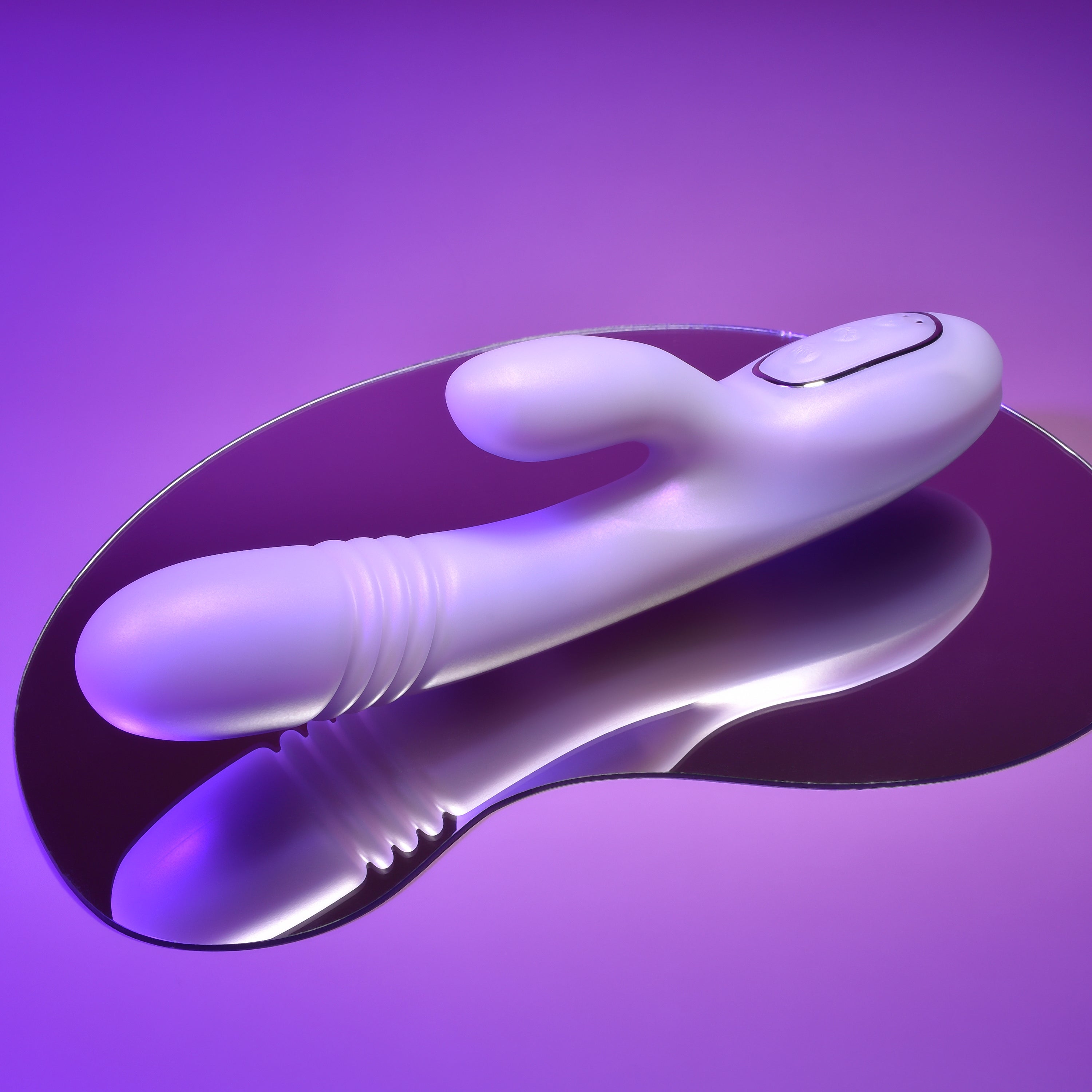 Playboy Pleasure Bumping Bunny Rabbit Vibrator - Opal