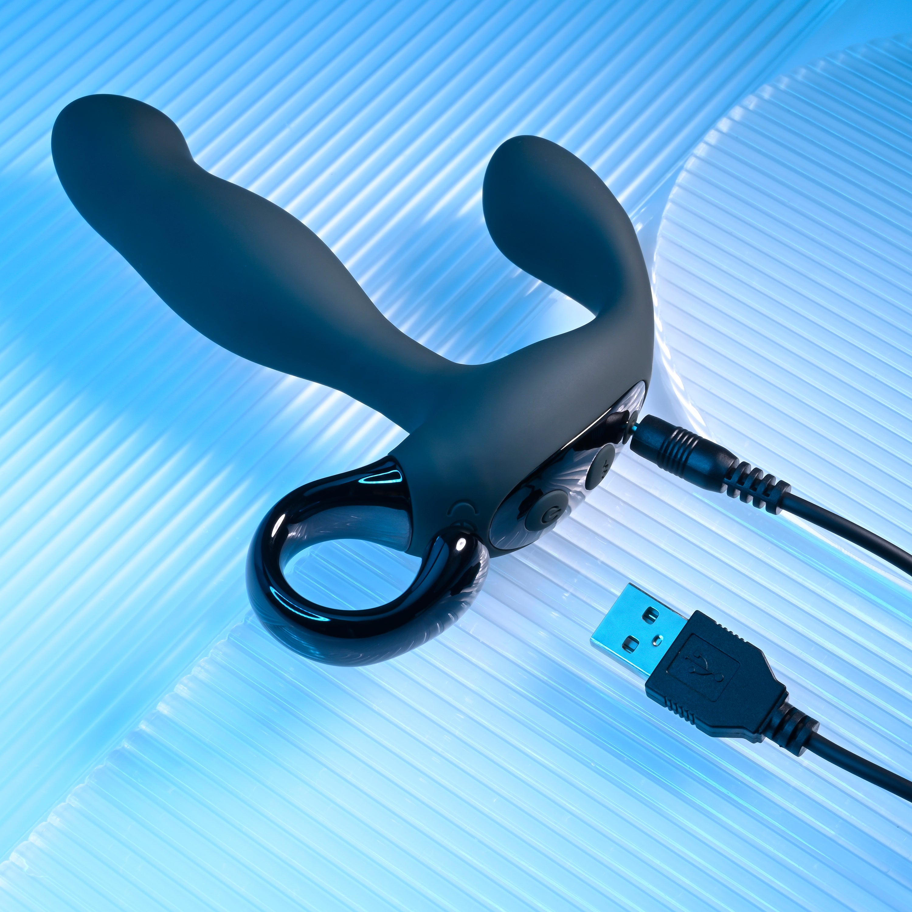 Playboy Pleasure Come Hither Prostate Massager -Black