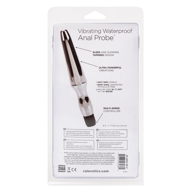 Vibrating Waterproof Anal Probe™ - Silver