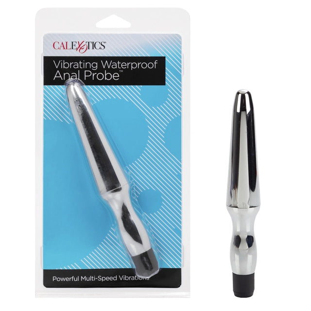 Vibrating Waterproof Anal Probe™ - Silver