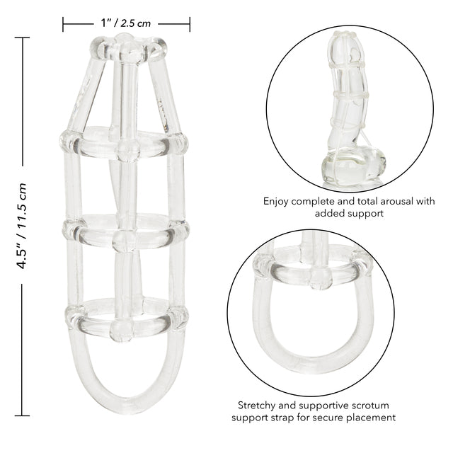 Cock Cage Enhancer - Clear