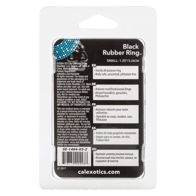 Black Rubber Ring | Shop Lowest Prices at Funlove.com