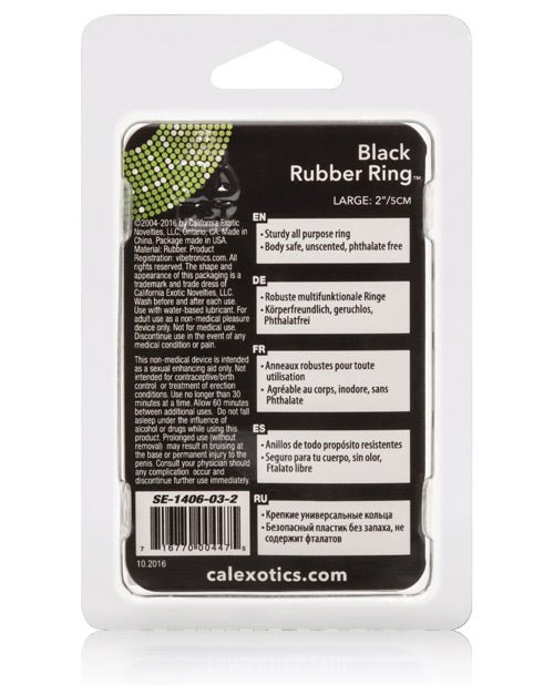 Black Rubber Ring | Shop Lowest Prices at Funlove.com