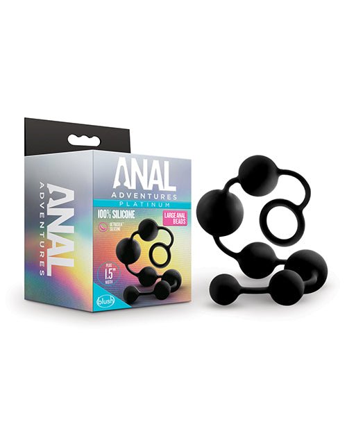 Blush Anal Adventures Platinum Silicone Anal Beads | Shop Lowest Prices at Funlove.com