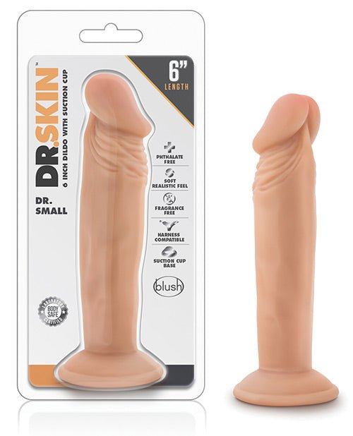 Blush Dr. Skin Dr. Small 6" Dildo - Vanilla | Shop Lowest Prices at Funlove.com