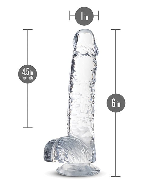 Blush Naturally Yours 8" Crystalline Dildo | Shop Lowest Prices at Funlove.com