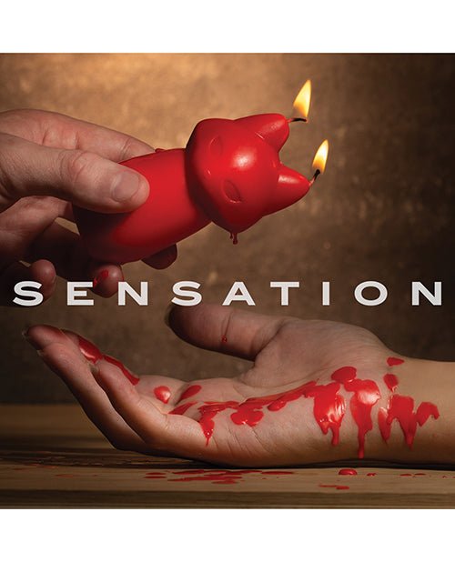 Blush Temptasia Fox Drip Candle | Shop Lowest Prices at Funlove.com