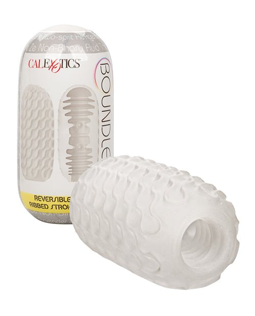 Boundless Reversible Ribbed Stroker - White | Shop Lowest Prices at Funlove.com