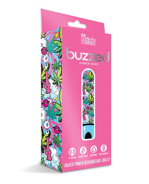Buzzed 3.5" Rechargeable Bullet Stoner Chick | Shop Lowest Prices at Funlove.com
