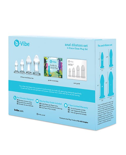 BVibe Glass Anal Dilator Set | Shop Lowest Prices at Funlove.com
