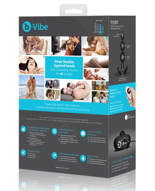 BVibe Remote Triplet Anal Beads | Shop Lowest Prices at Funlove.com