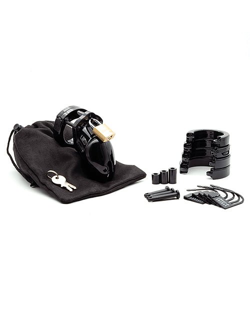 Cb - 6000 2 1/2" Cock Cage & Lock Set - Black | Shop Lowest Prices at Funlove.com