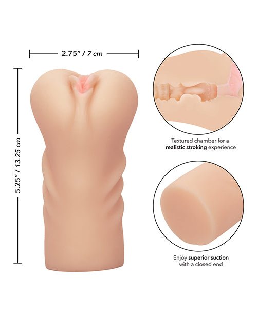 Cheap Thrills The First Time Pussy Masturbator - Ivory | Shop Lowest Prices at Funlove.com