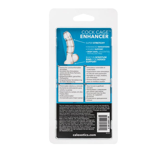 Cock Cage Enhancer - Clear | Shop Lowest Prices at Funlove.com