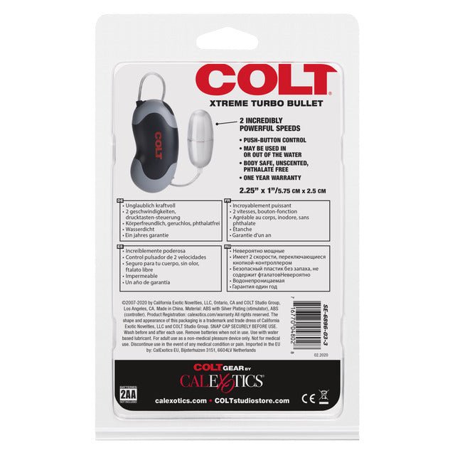 COLT® Xtreme Turbo Bullet - Silver | Shop Lowest Prices at Funlove.com