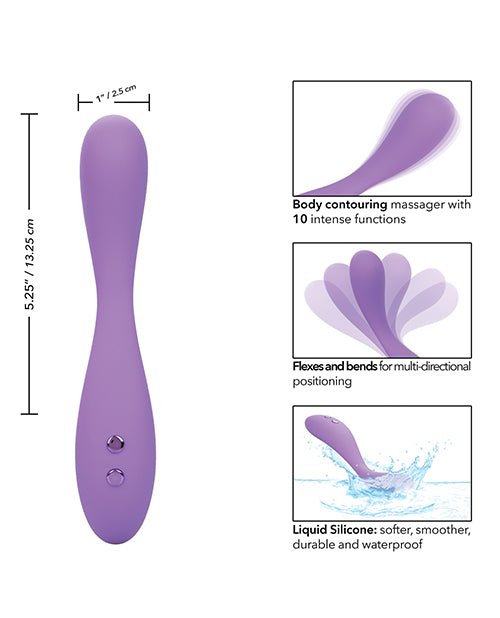 Contour Demi Flexible Massager - Purple | Shop Lowest Prices at Funlove.com