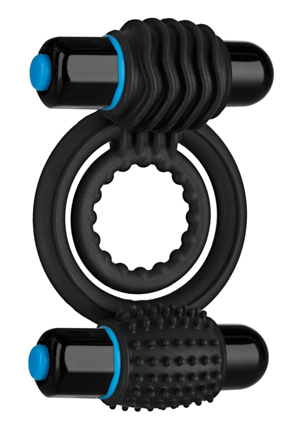 Optimale Vibrating Double C Ring - Black