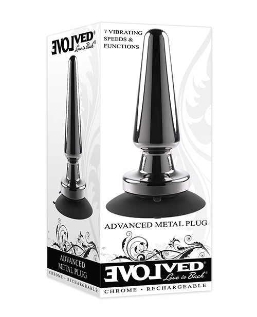 Evolved Advanced Vibrating Rechargeable Metal Plug | Shop Lowest Prices at Funlove.com