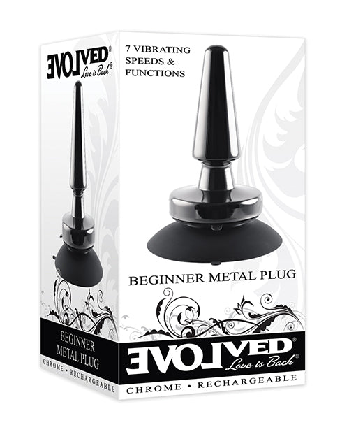 Evolved Beginner Vibrating Rechargeable Metal Plug | Shop Lowest Prices at Funlove.com
