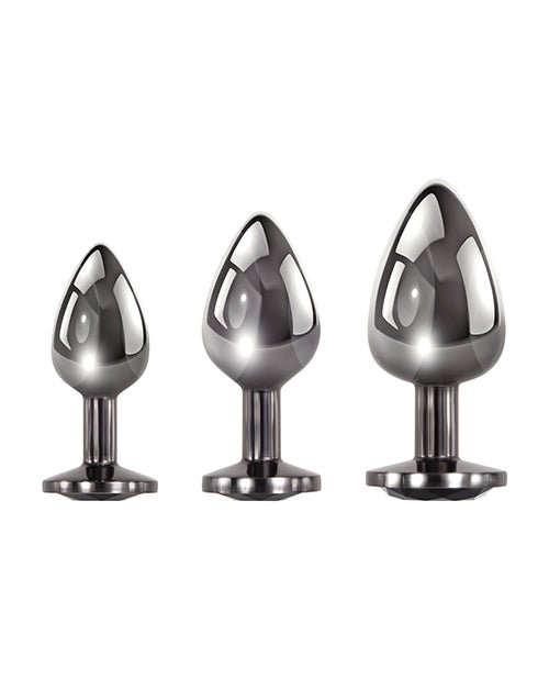 Evolved Black Gem Anal Plug Set | Shop Lowest Prices at Funlove.com