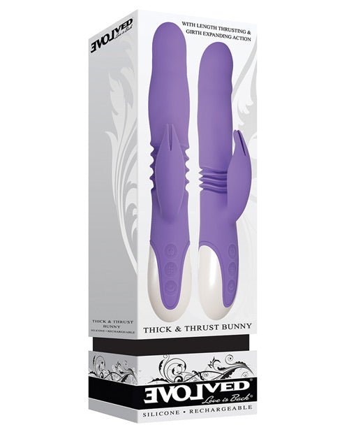 Evolved Thick & Thrust Bunny Dual Stim Rechargeable | Shop Lowest Prices at Funlove.com
