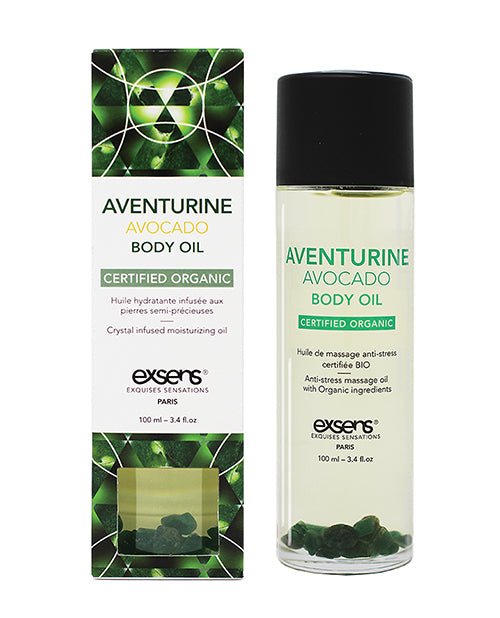 Exsens Organic Body Oil W/stones | Shop Lowest Prices at Funlove.com