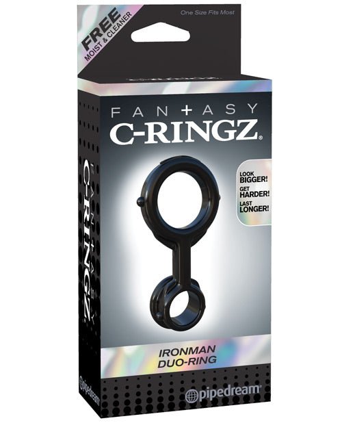 Fantasy C Ringz Ironman Duo Ring - Black | Shop Lowest Prices at Funlove.com