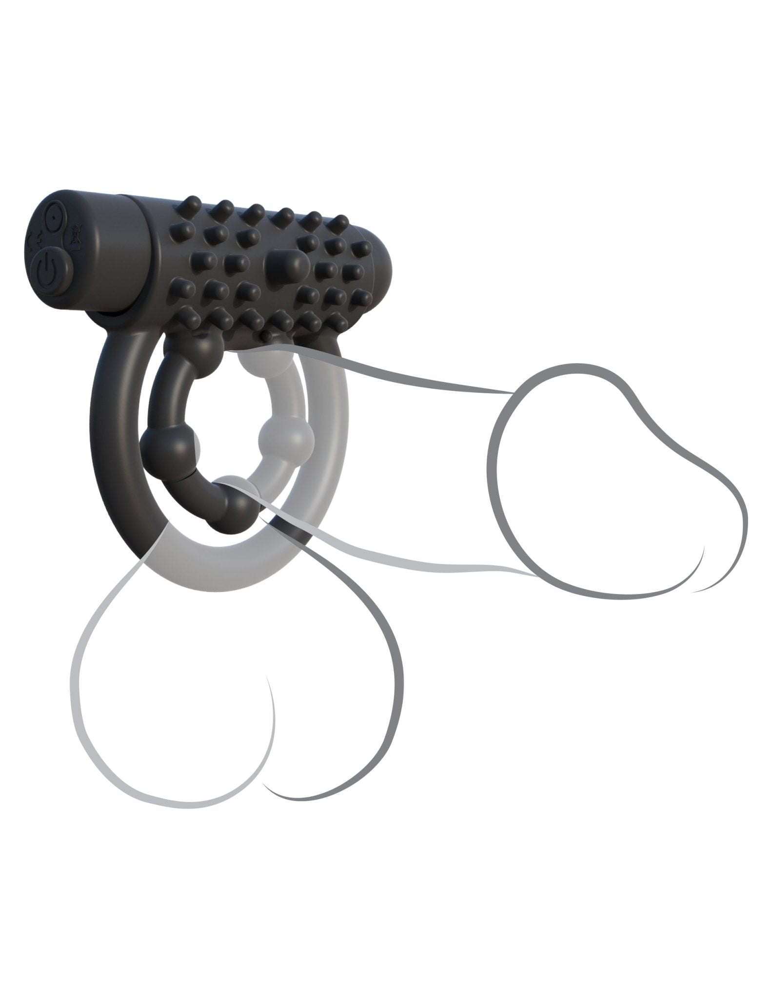 Fantasy C - ringz Remote Control Performance Pro - Black | Shop Lowest Prices at Funlove.com
