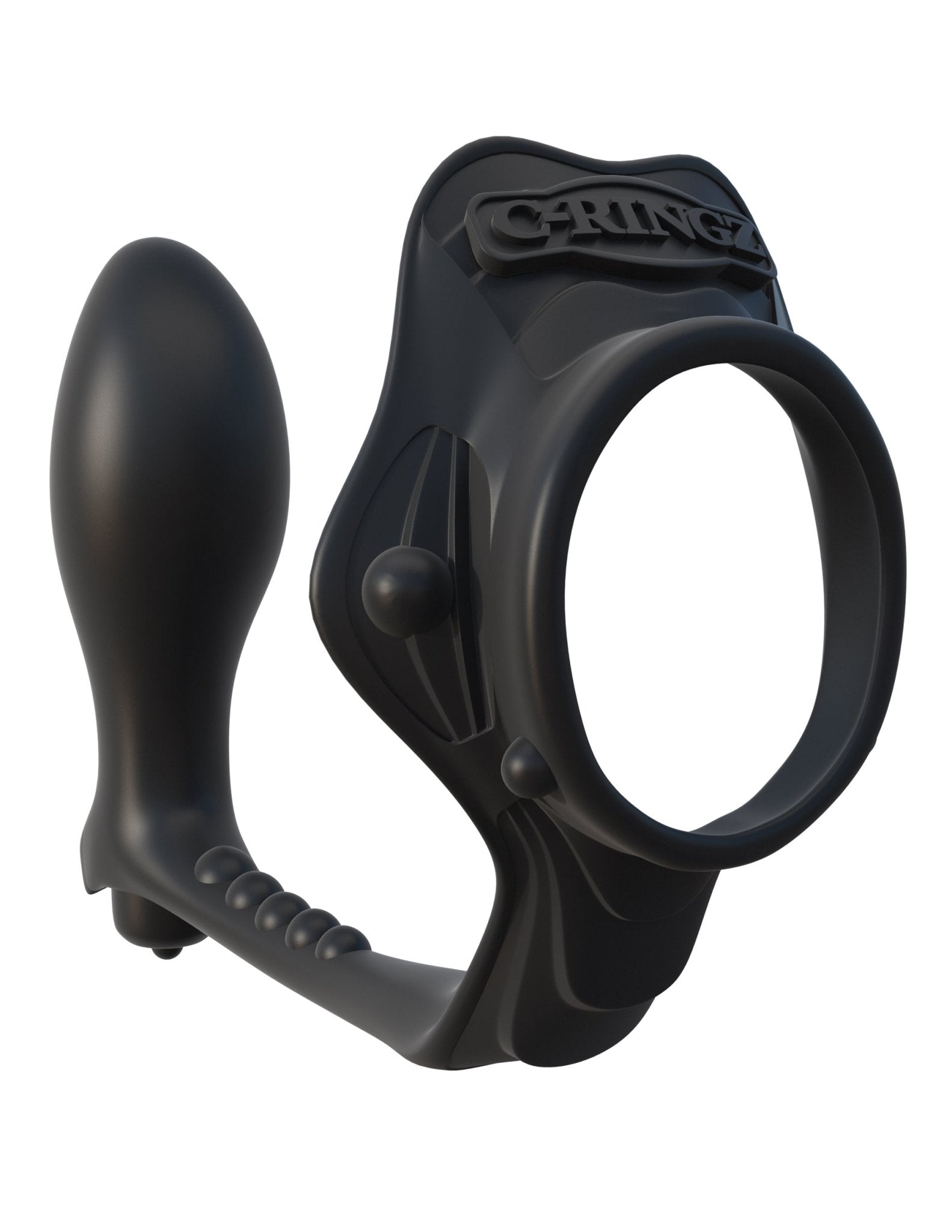 Fantasy C - ringz Rock Hard Ass - gasm Vibrating Ring - Black | Shop Lowest Prices at Funlove.com