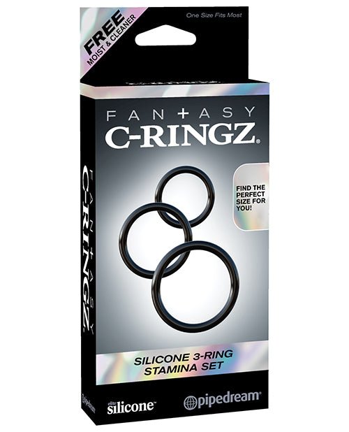 Fantasy C - ringz Silicone 3 - ring Stamina Set | Shop Lowest Prices at Funlove.com
