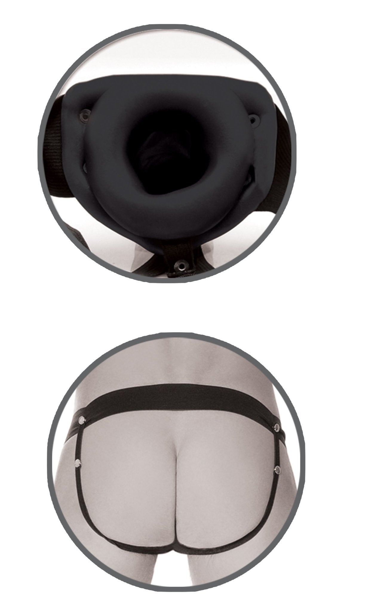 Fetish Fantasy Limited Edition Hollow Strap On - Black | Shop Lowest Prices at Funlove.com