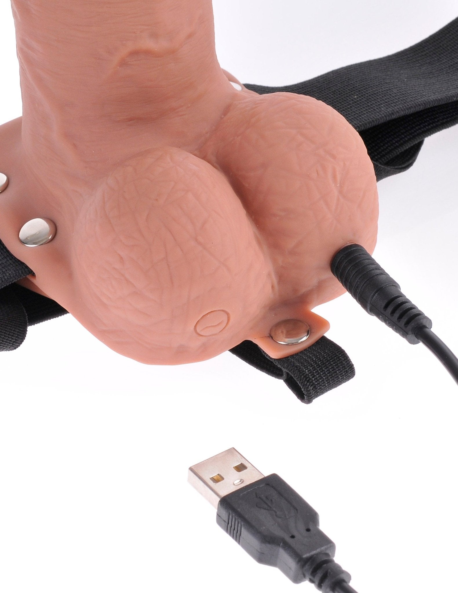 Fetish Fantasy Series 7" Hollow Rechargeable Strap On W/remote | Shop Lowest Prices at Funlove.com