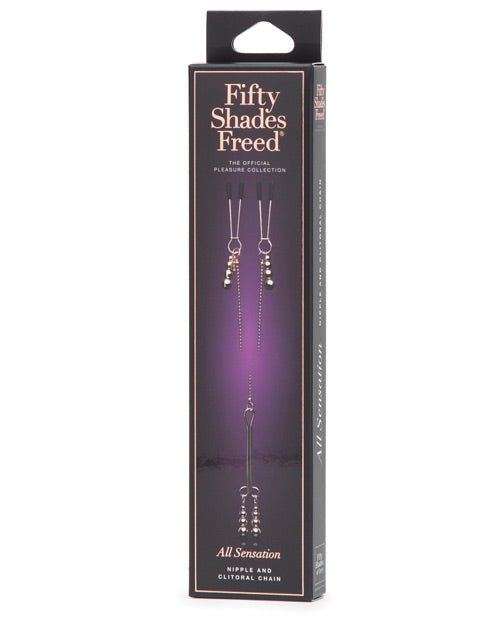 Fifty Shades Freed All Sensation Nipple & Clitoral Chain | Shop Lowest Prices at Funlove.com
